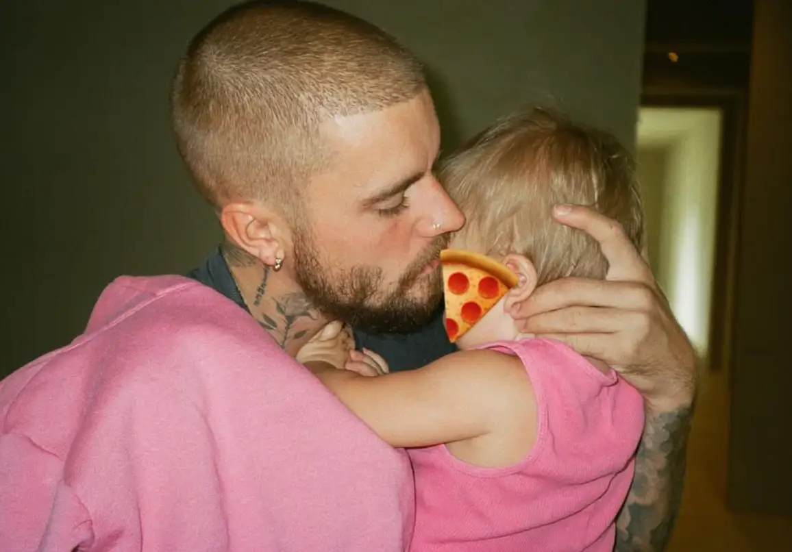 Justin Bieber says he was 'butting heads' with the doula during Jack's birth (@lilbieber/Instagram)