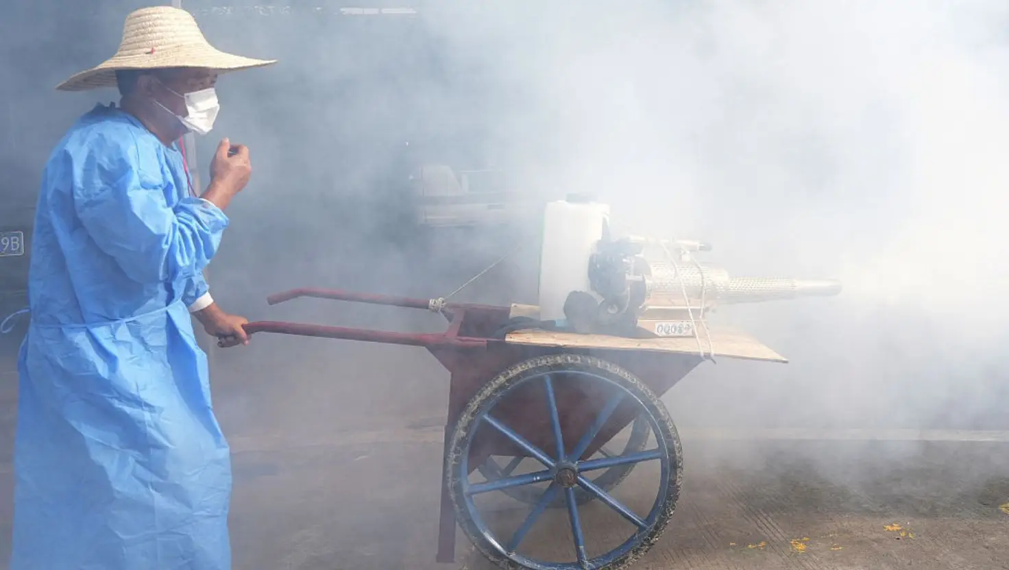 The virus has now spread to other parts of Asia, as well as Europe, Africa and the Americas (VCG/VCG via Getty Images)