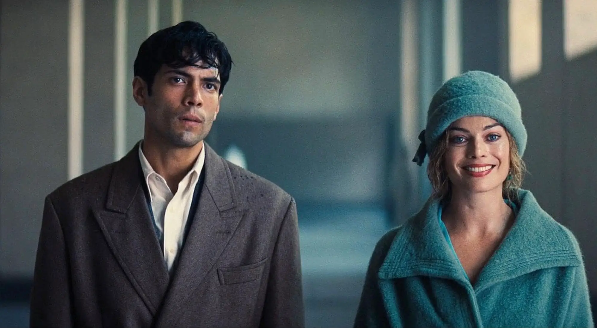 Robbie, seen alongside Calva, reckons that Babylon deserves a lot more appreciation than it received (Paramount Pictures)