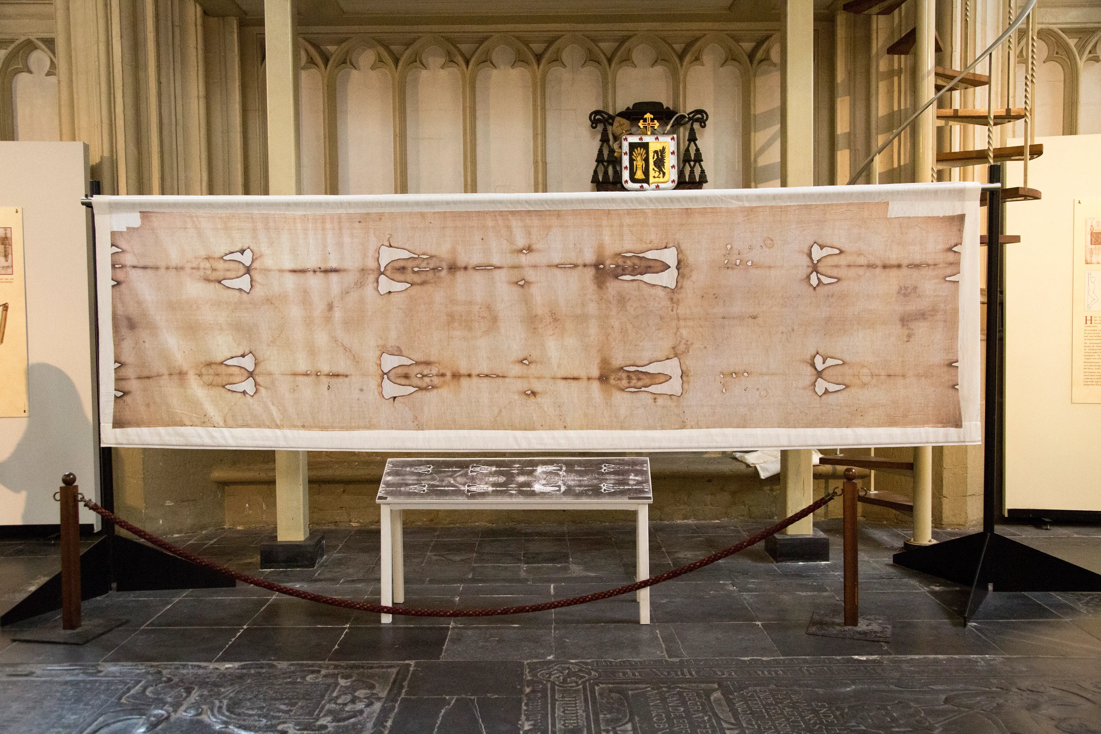 Even if the blood is genuinely human, there are plenty of other controversies over the Turin Shroud (Geography Photos/Universal Images Group via Getty Images)