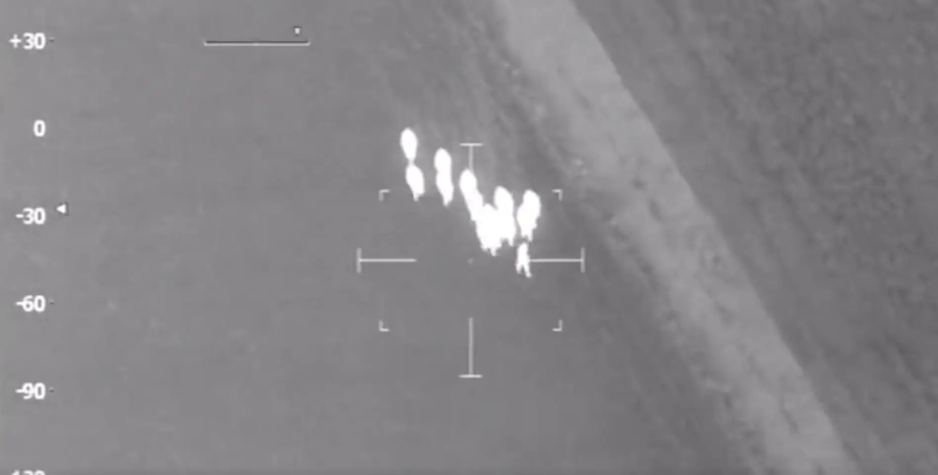 The whole thing was caught on camera from above.