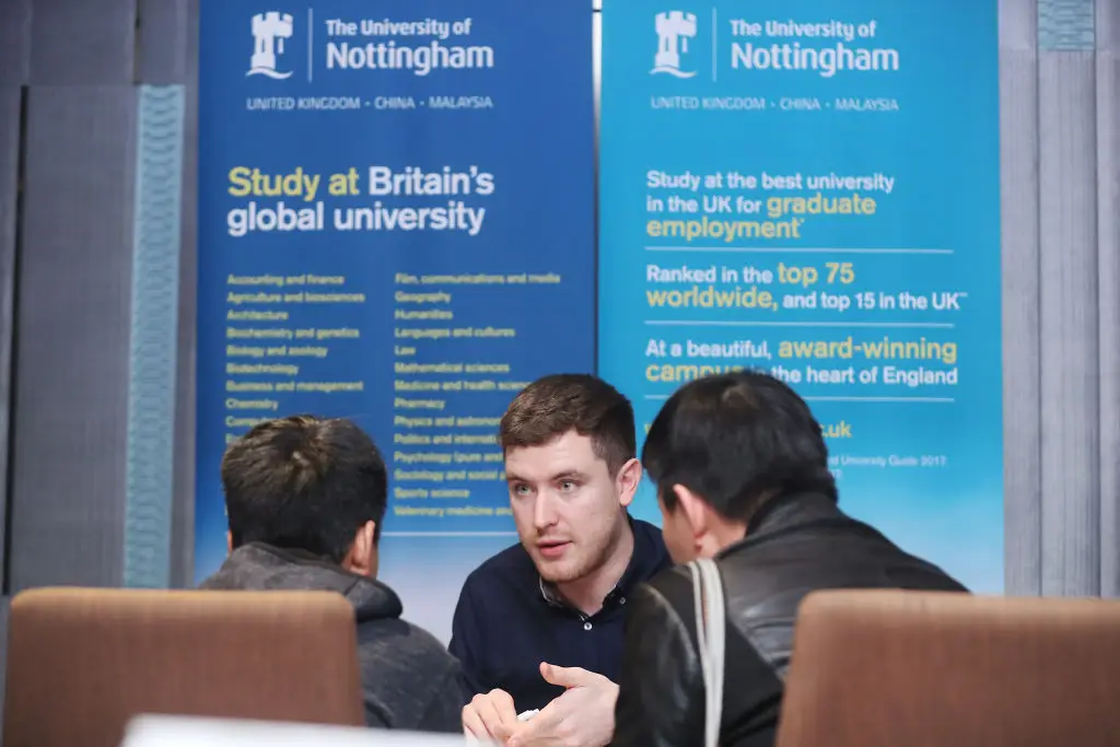 The University of Nottingham is alerting students and alumni (Edward Wong/South China Morning Post via Getty Images)