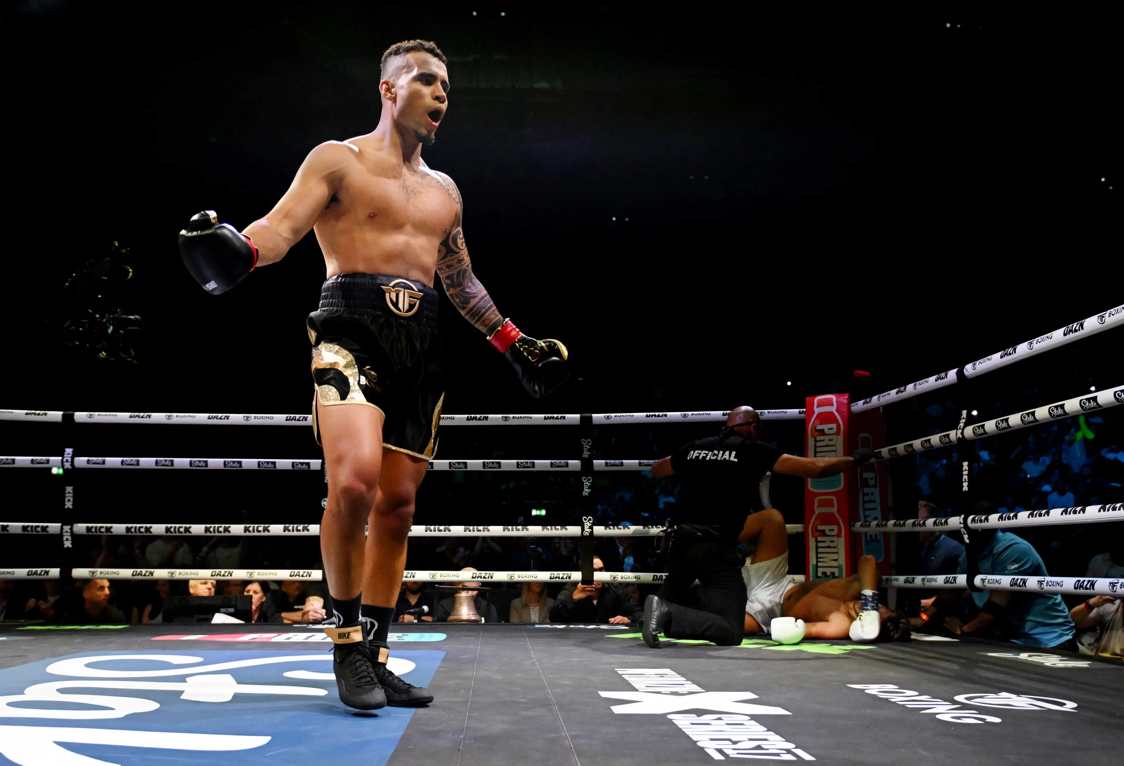 The TikToker, whose real name is Harrison Sullivan, made his boxing debut last year (Charles McQuillan via Getty Images)