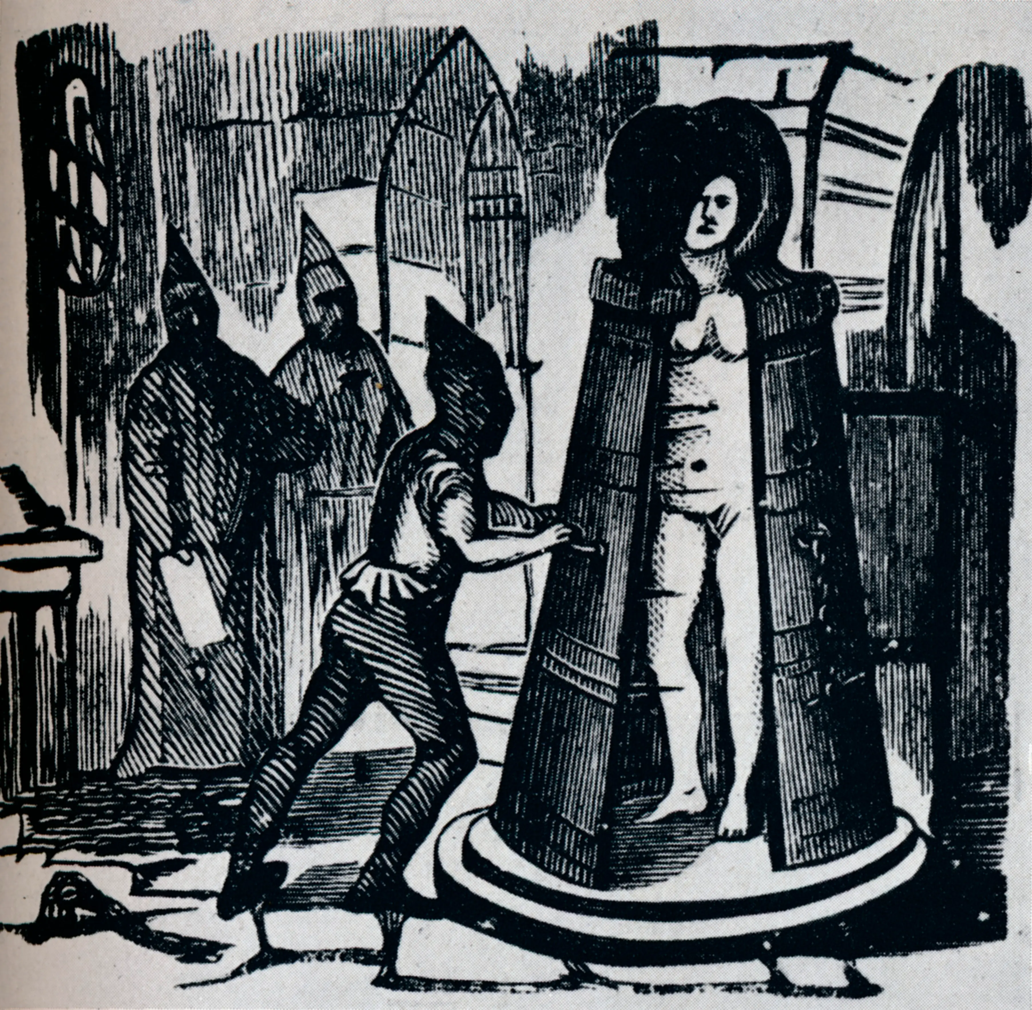 A 19th century depiction of an Iron Maiden, with spikes long enough to kill but not long enough to kill quickly (The Print Collector/Getty Images)