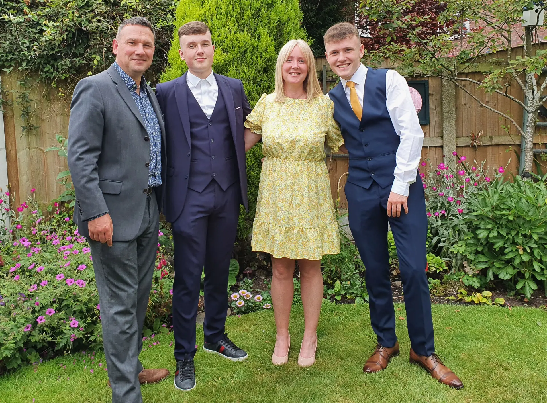 Dave, George, Caroline and Will pictured together. (Supplied)