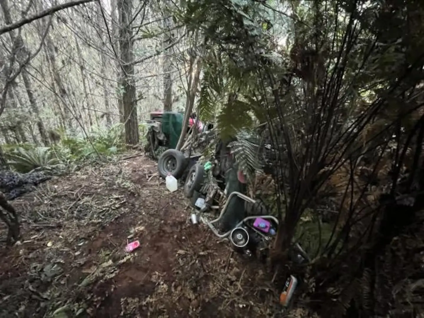 The campsite where two of Phillips' other children were discovered (NZ Police)