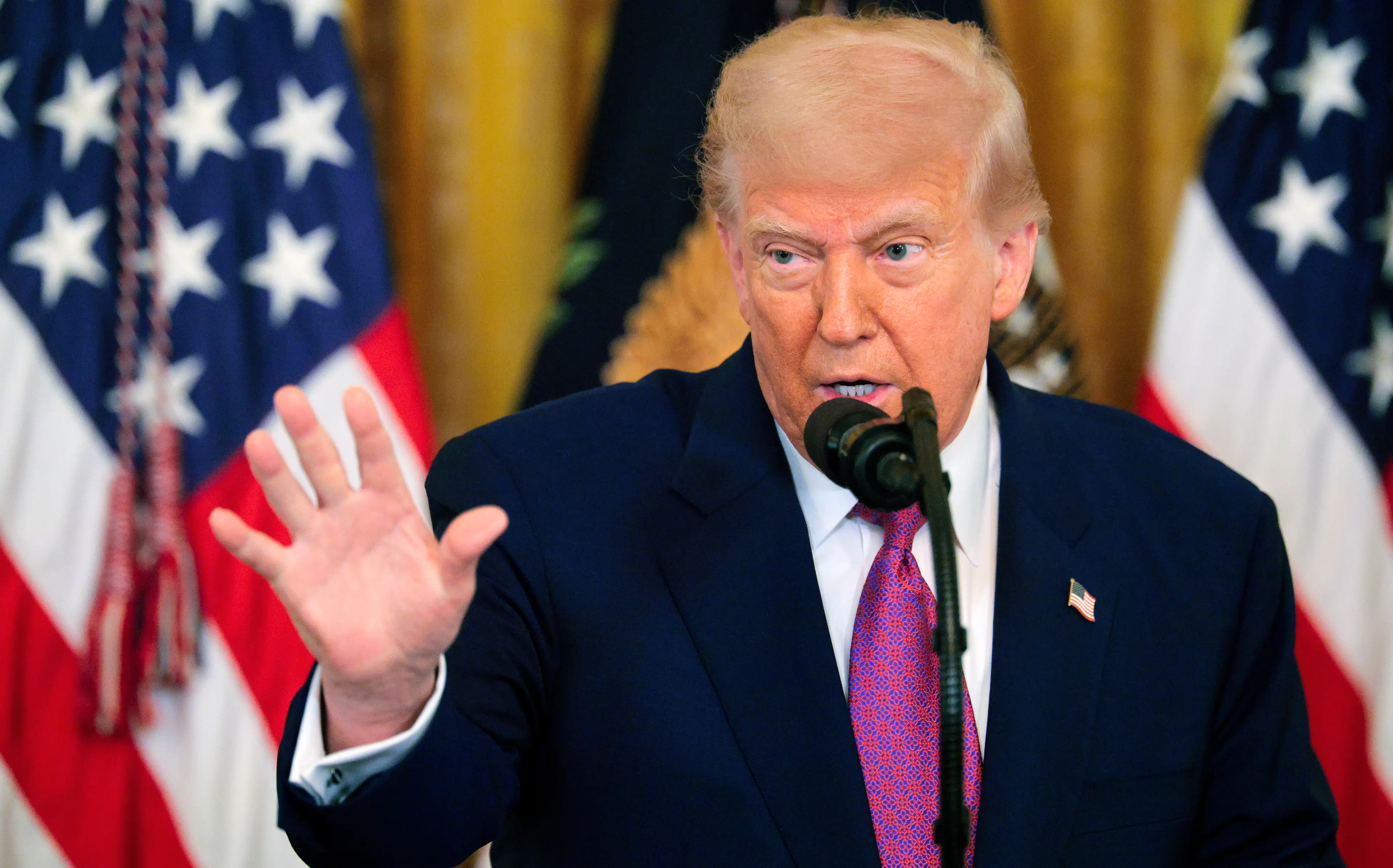 The US President urged both nations not to 'violate' the truce (Chip Somodevilla/Getty Images)