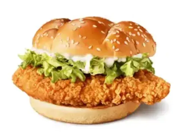 The McCrispy burger is the talk of the town right now.