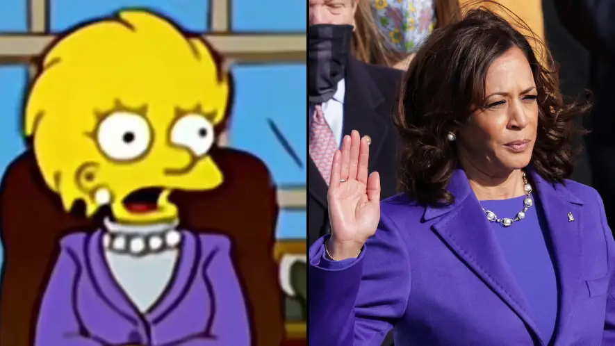 Fans think The Simpsons has ‘done it again’ with predicting future after image of Kamala Harris goes viral
