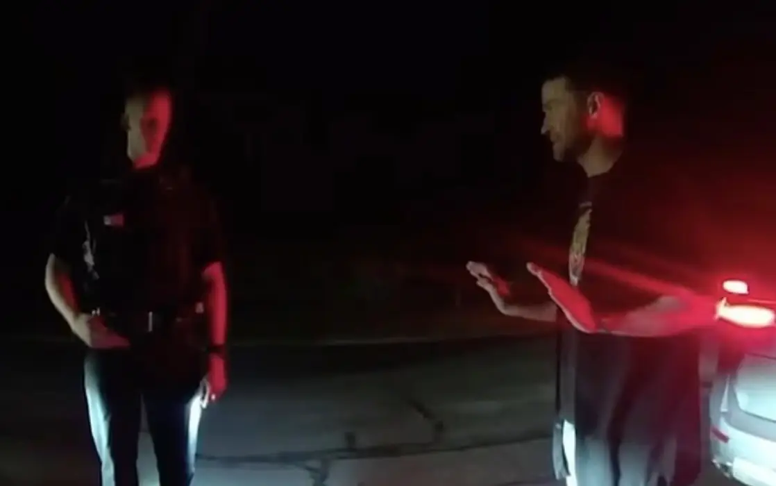 He told cops he was not 'doing anything' and complained the tests were 'really hard' (Sag Harbor Police Department)