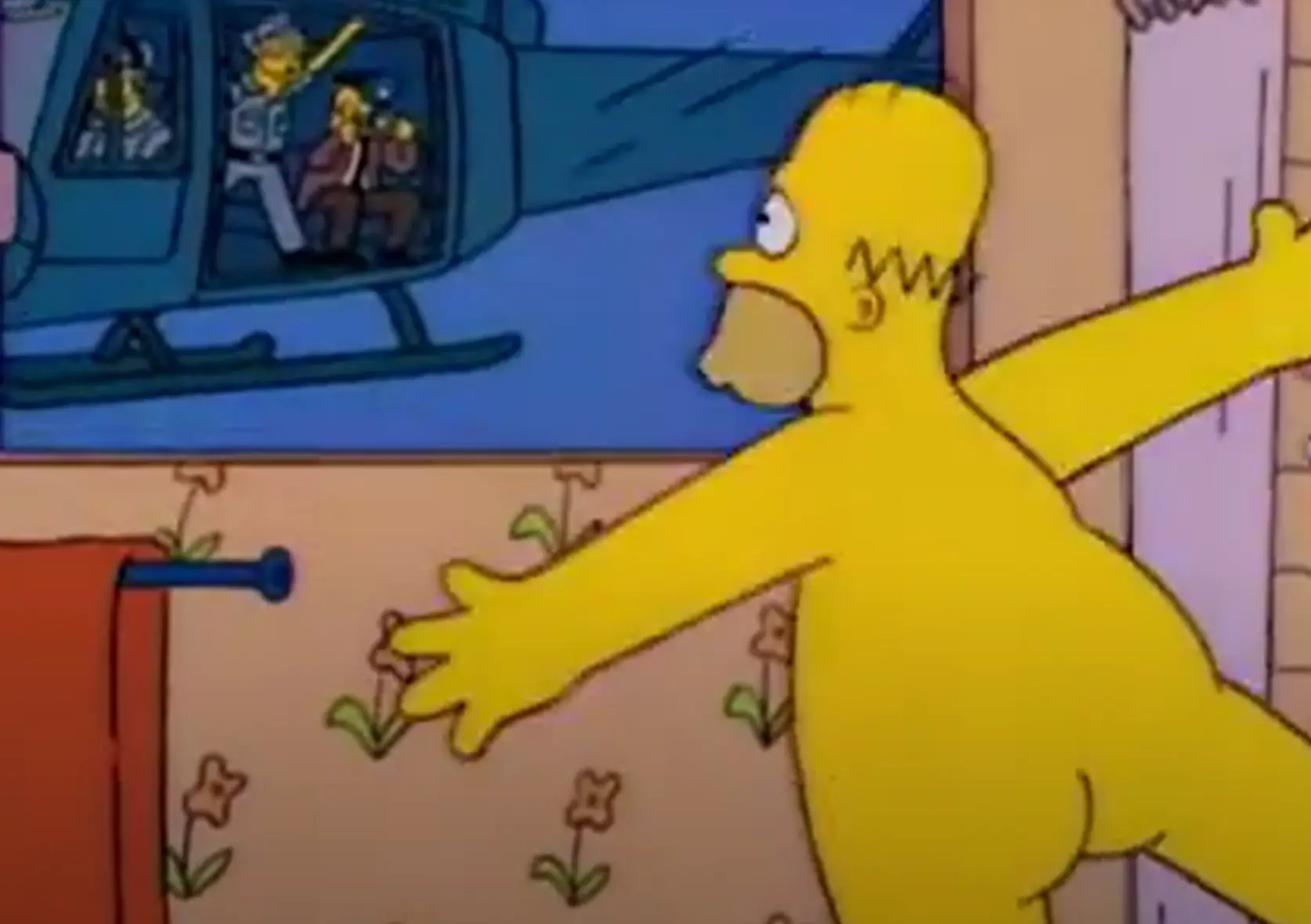 The Simpsons doesn't really show Homer's bum any more, but we can (Disney/Fox)