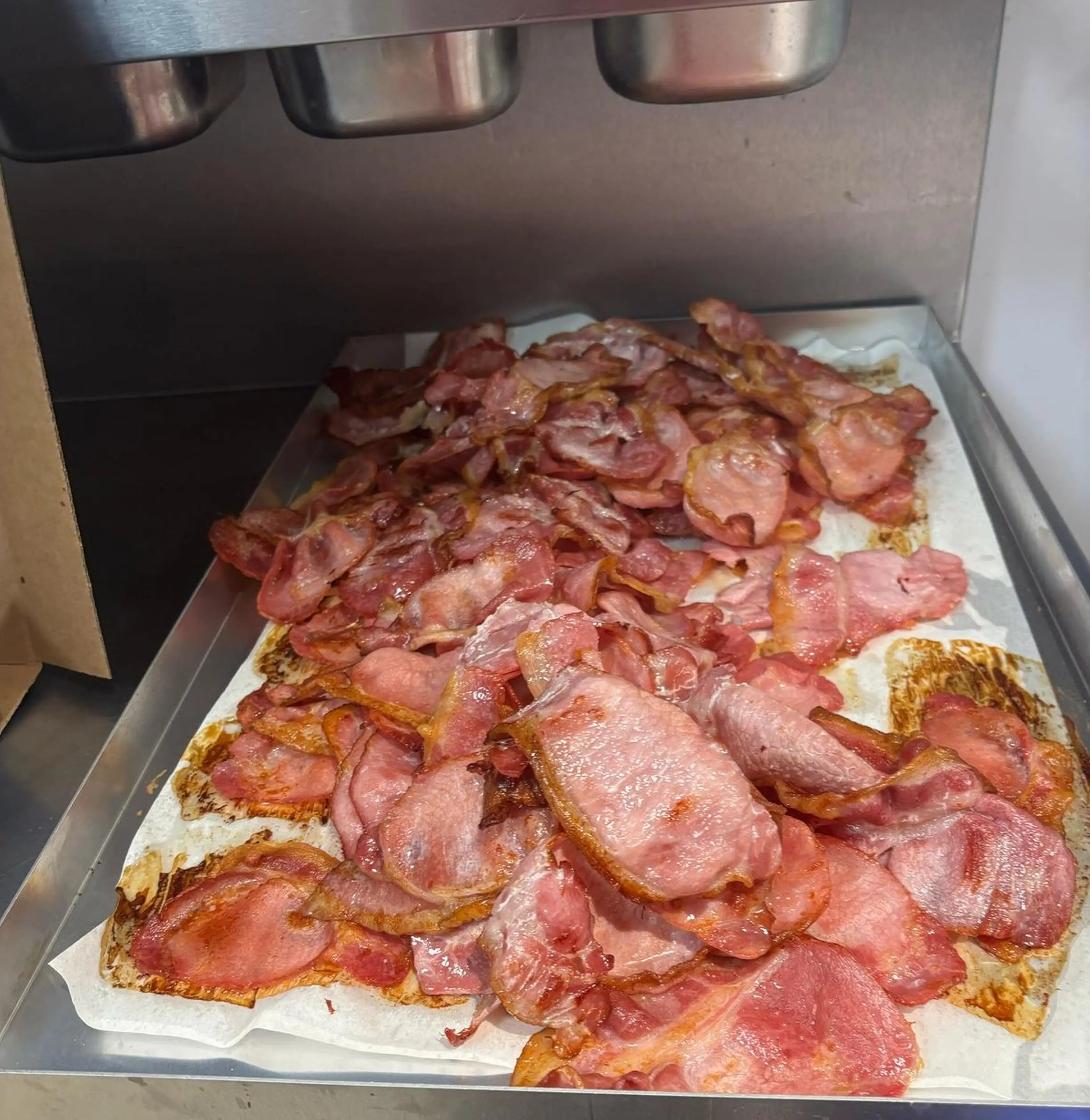 That's a lot of bacon for one man (Kennedy)