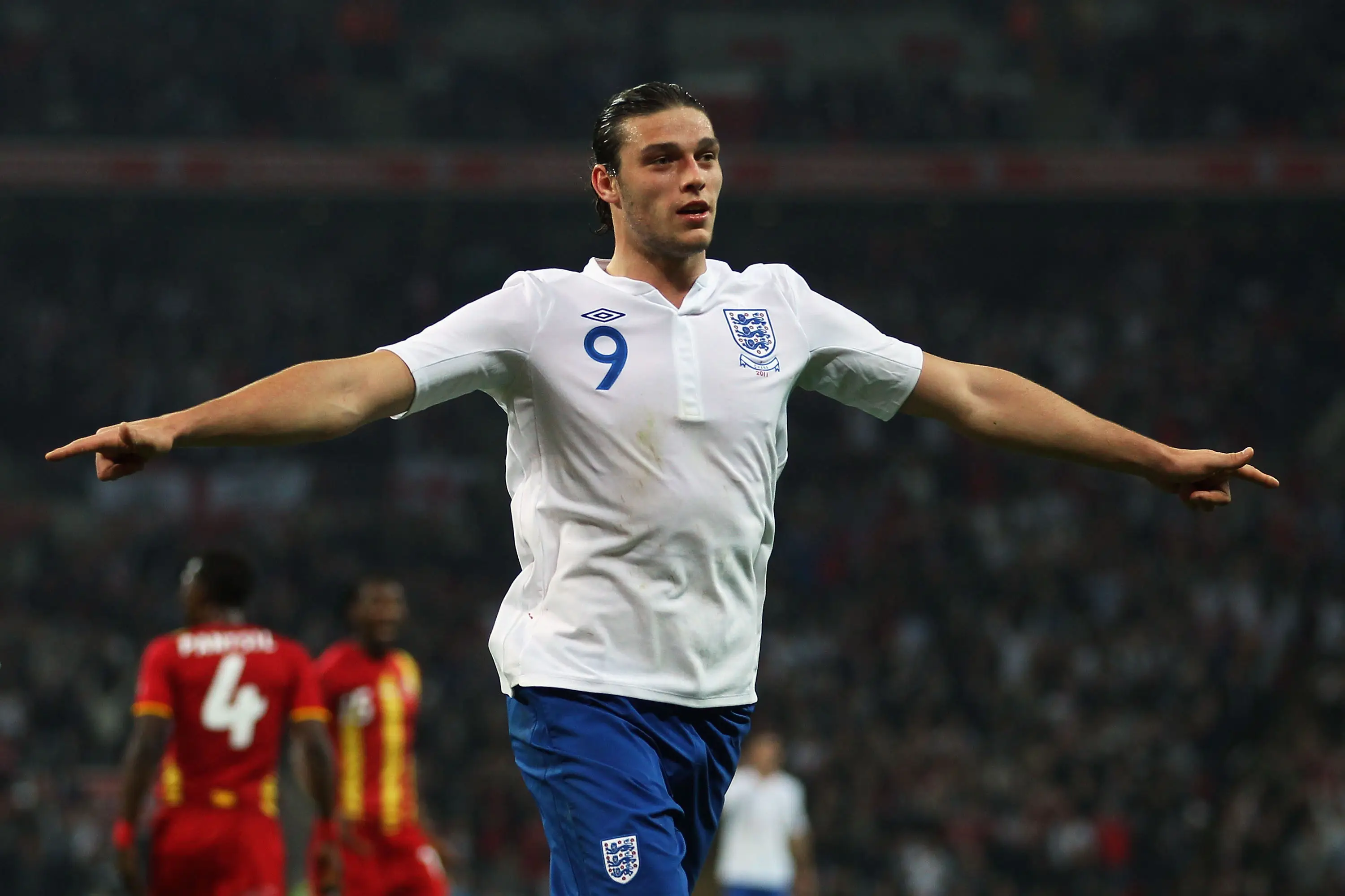 Carroll is well known for his stints playing for Liverpool, Newcastle, West Ham, and for representing England on nine occasions (Julian Finney/Getty Images)