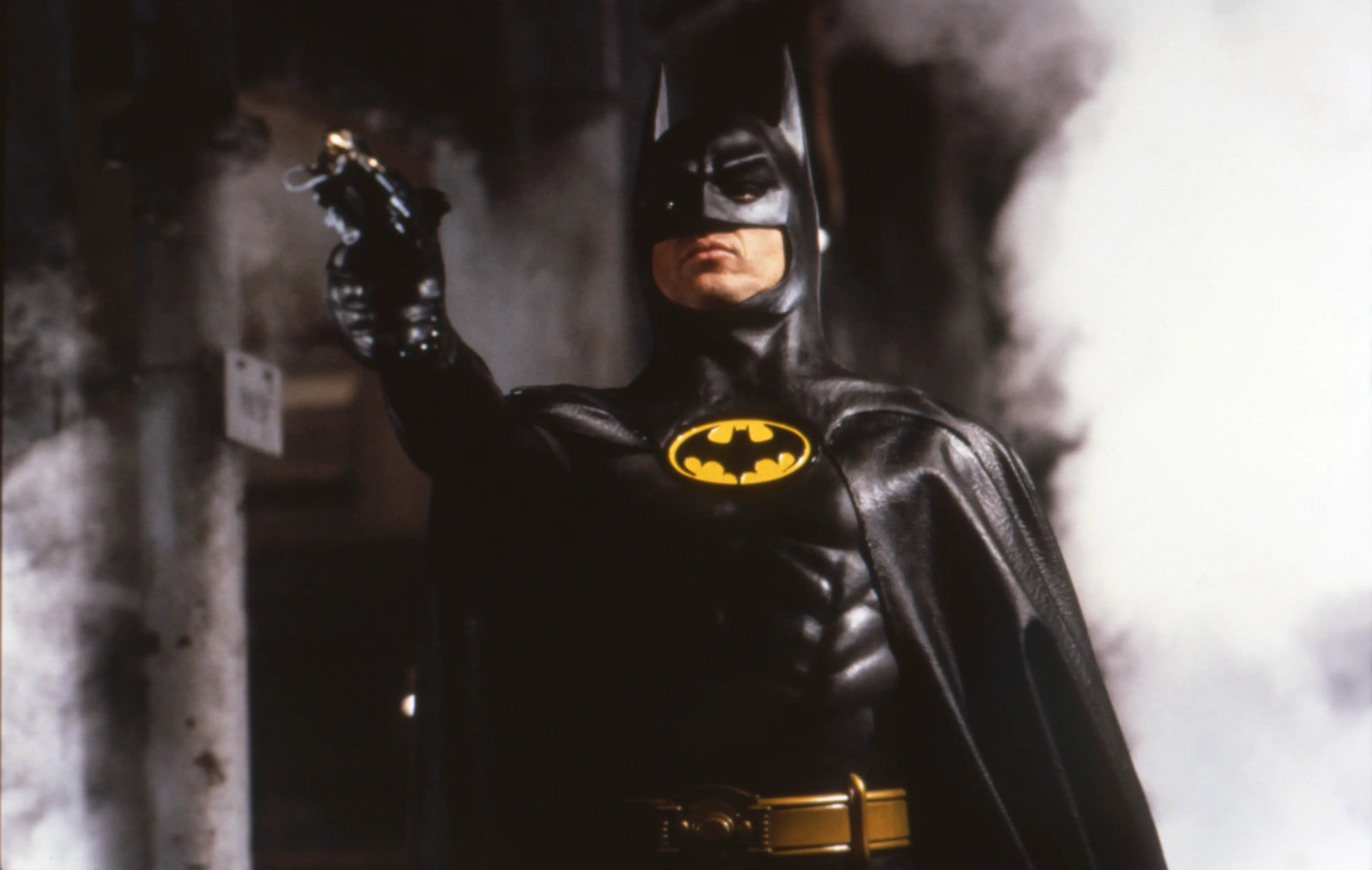 Michael Keaton in costume in the 1989 cornerstone film Batman (Sunset Boulevard/Corbis via Getty Images)