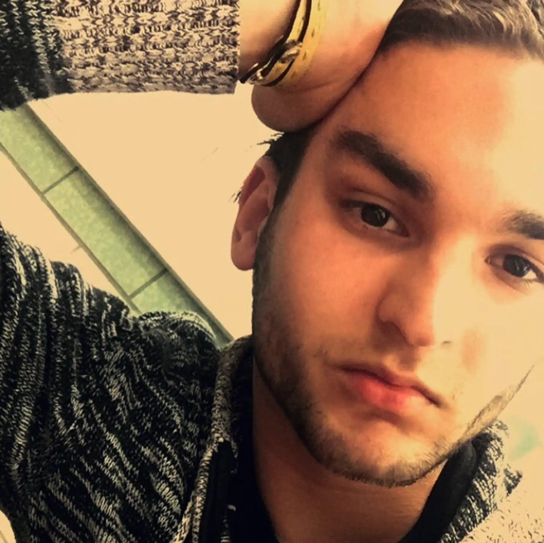 Joe pictured before he was involved in a car accident.