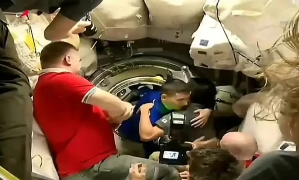 The former pilot from Ukraine, seen arriving on the ISS, defected to Russia more than a decade ago (NASA)