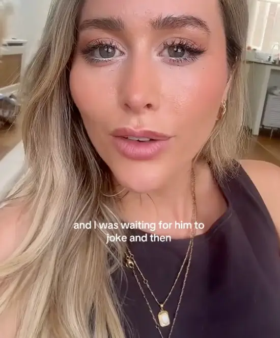 Sophie wasn't aware of the charge. (TikTok/@itssophiemilner)