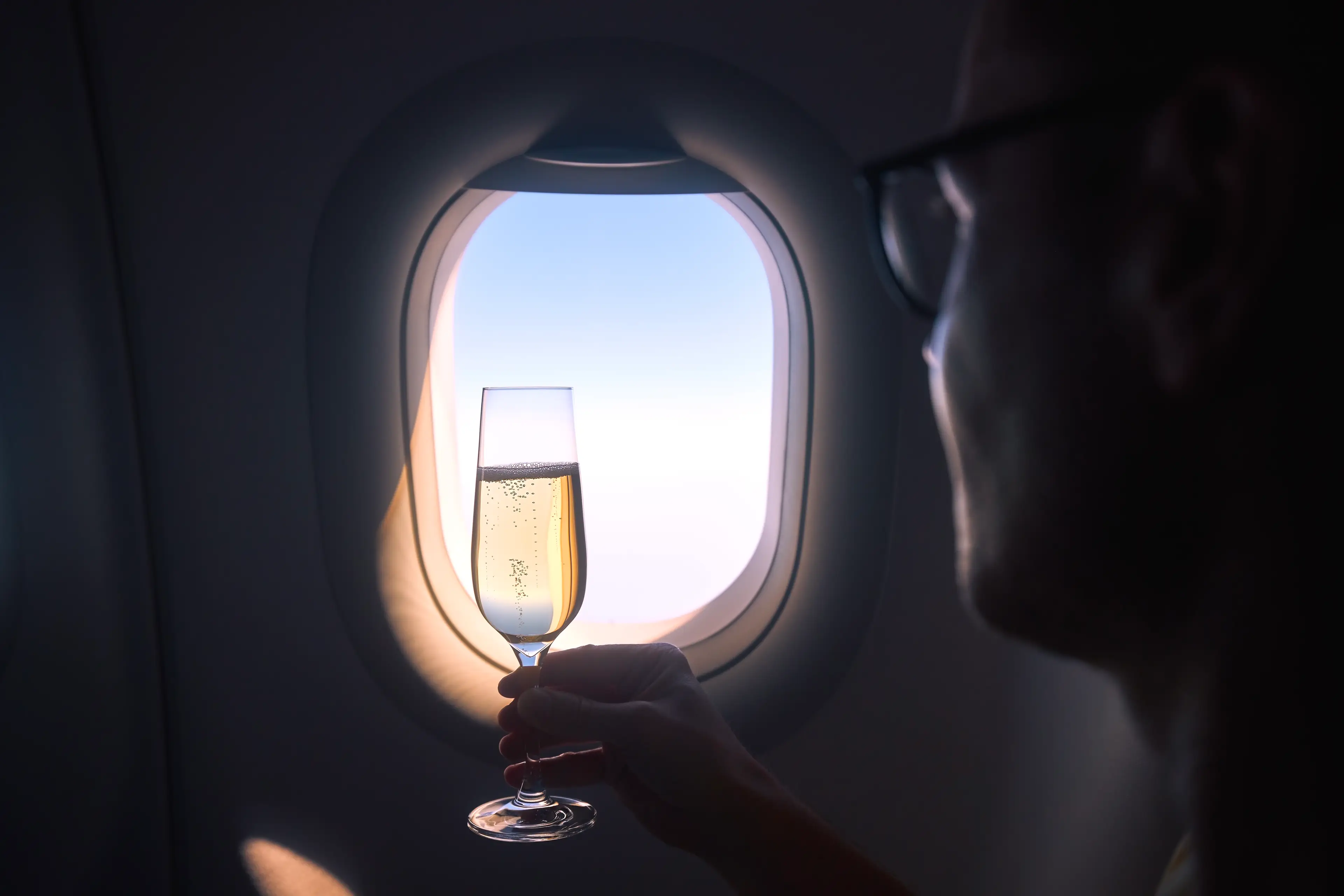 Booking a plane seat for New Year's Day on specific journeys can allow you to celebrate it twice (Getty Stock Photo)