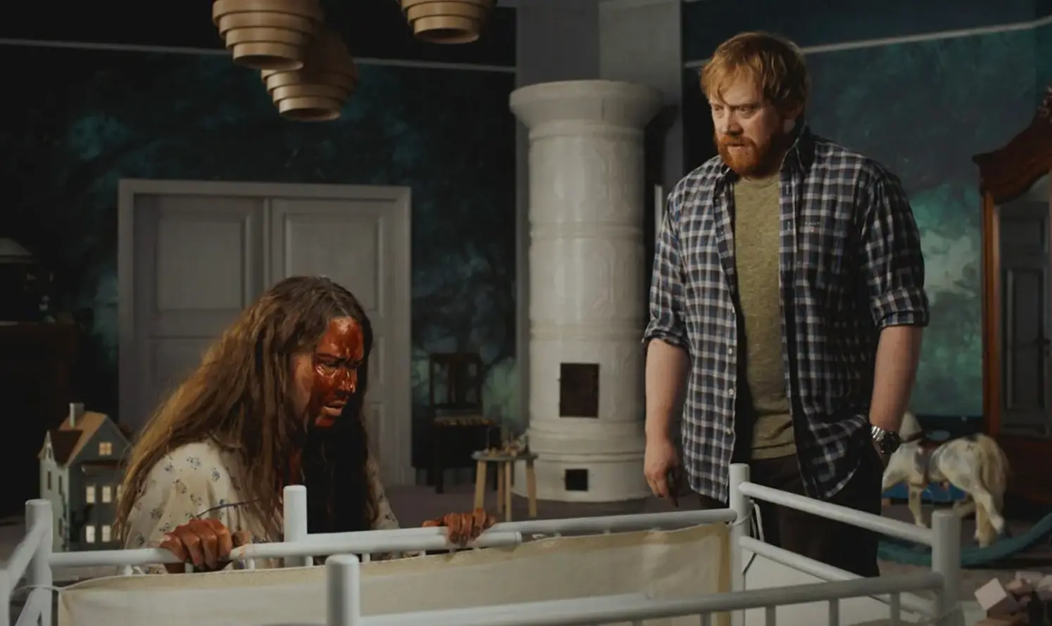 Grint and Haarla star as new parents in the horror film (Berlin International Film Festival)