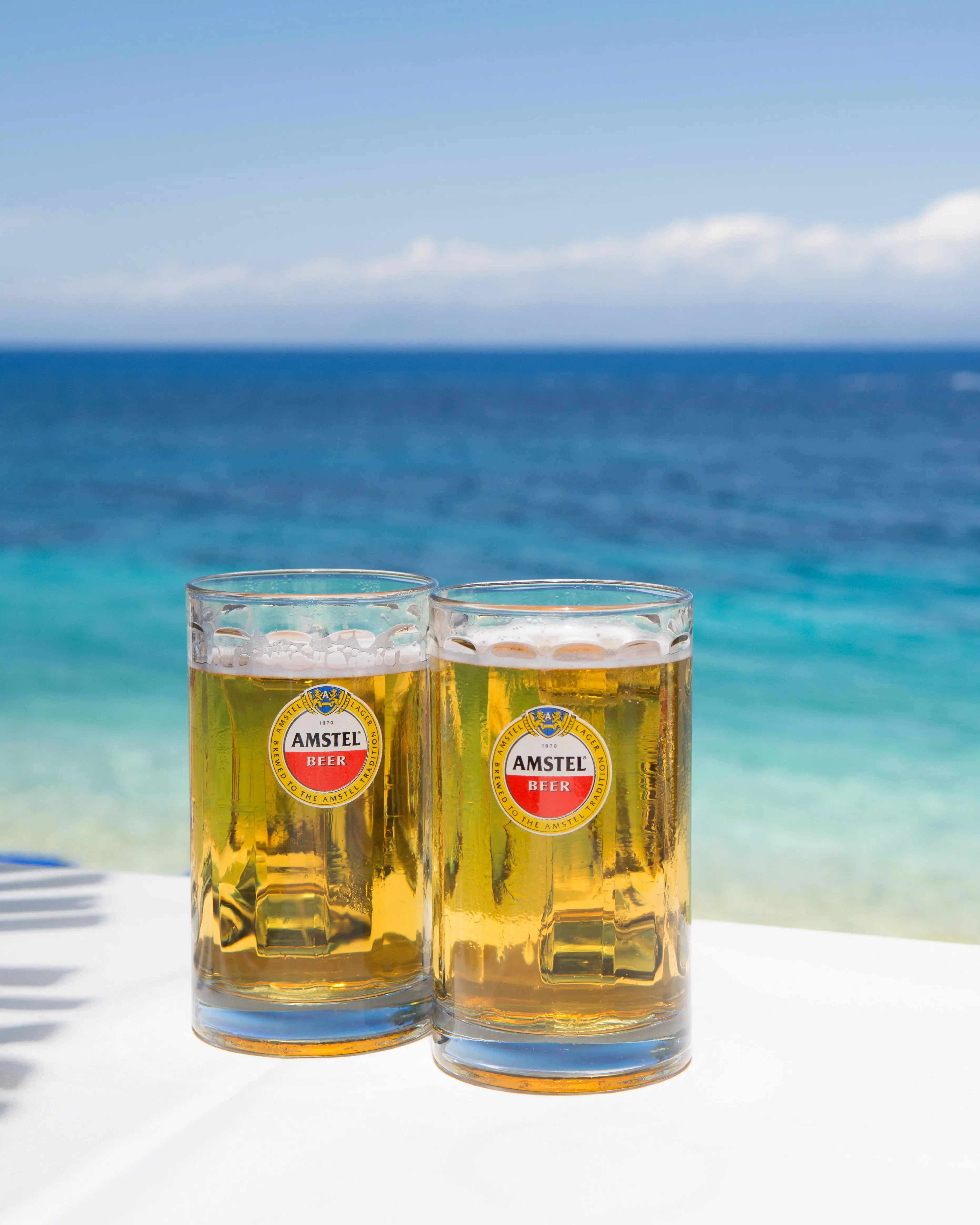 Amstel Beer is from the Netherlands originally, but the stuff sold in the UK is brewed in Edinburgh.