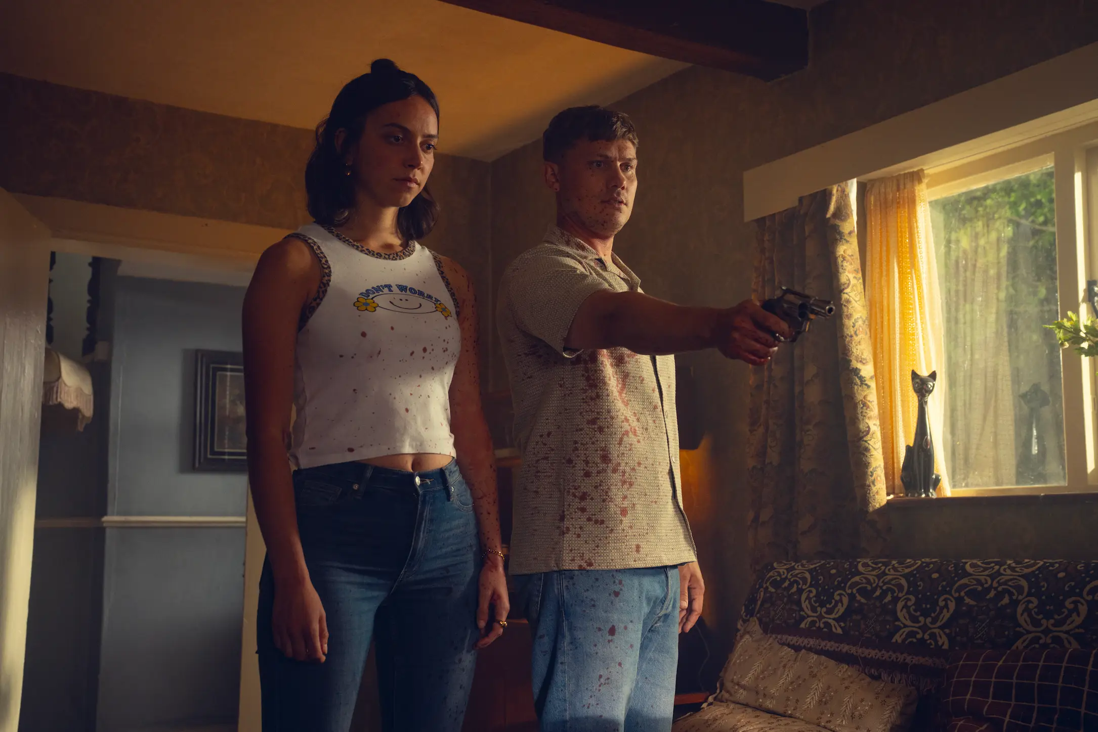 Dee Dee has her foster brother help with the murders. (Netflix)