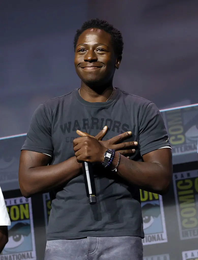 David Jonsson will step into the role of Black Panther, playing the son of Boseman's King T'Challa (Jesse Grant/Getty Images for Disney)