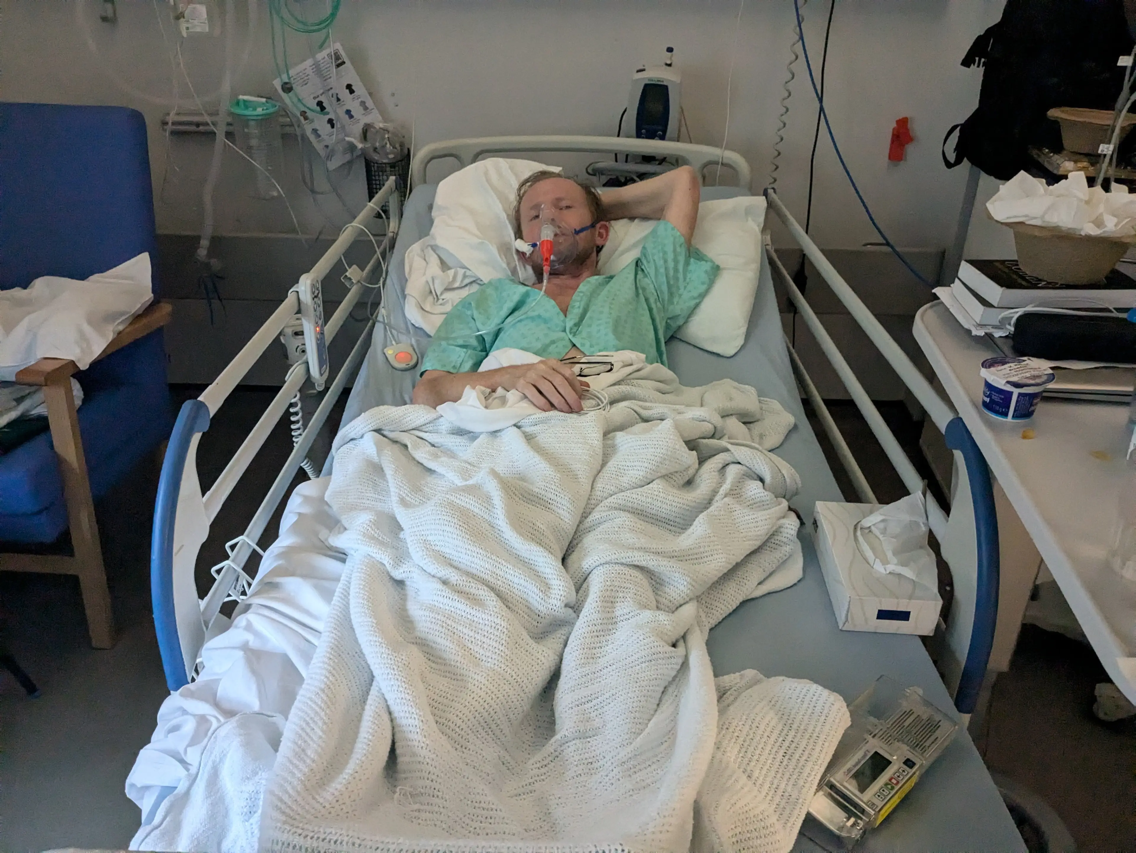 Marzec says his job has left him 'unable to breathe'. (SWNS)