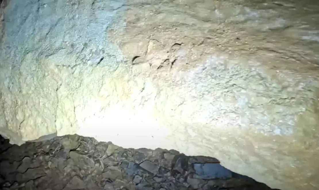 Viewers think they spotted something creepy in the cave (YouTube/ActionAdventureTwins)