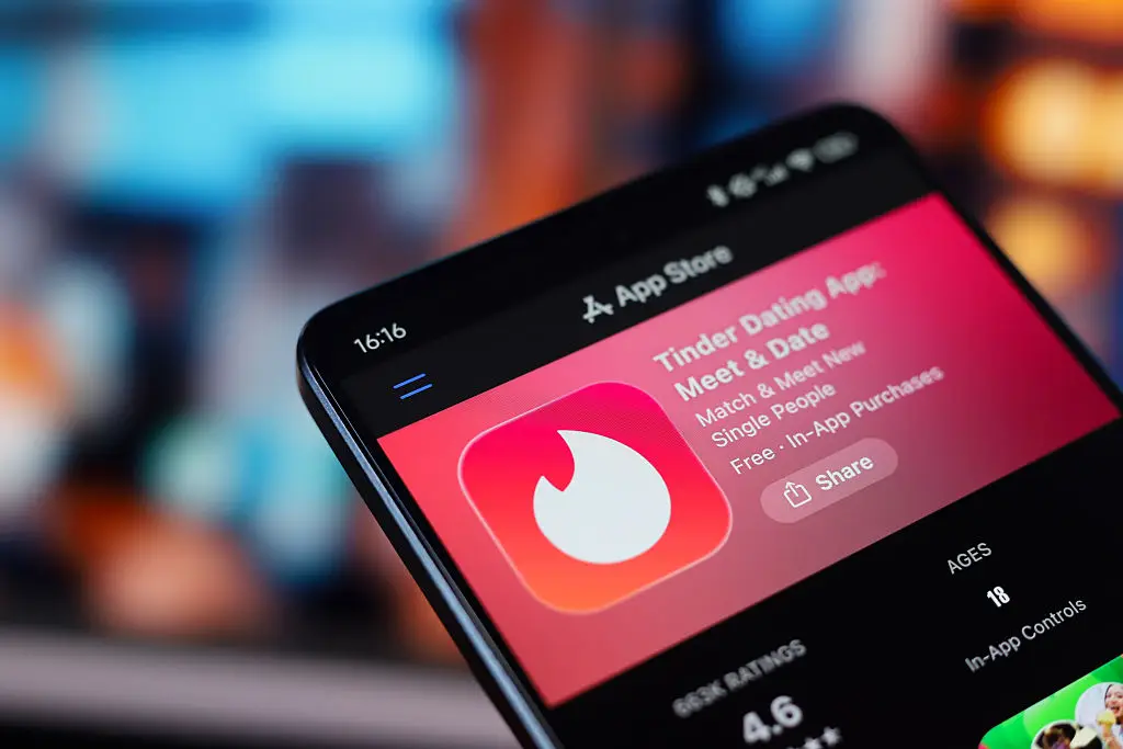 The move has been announced by Tinder and its parent company Match Group (Thomas Fuller/NurPhoto via Getty Images)