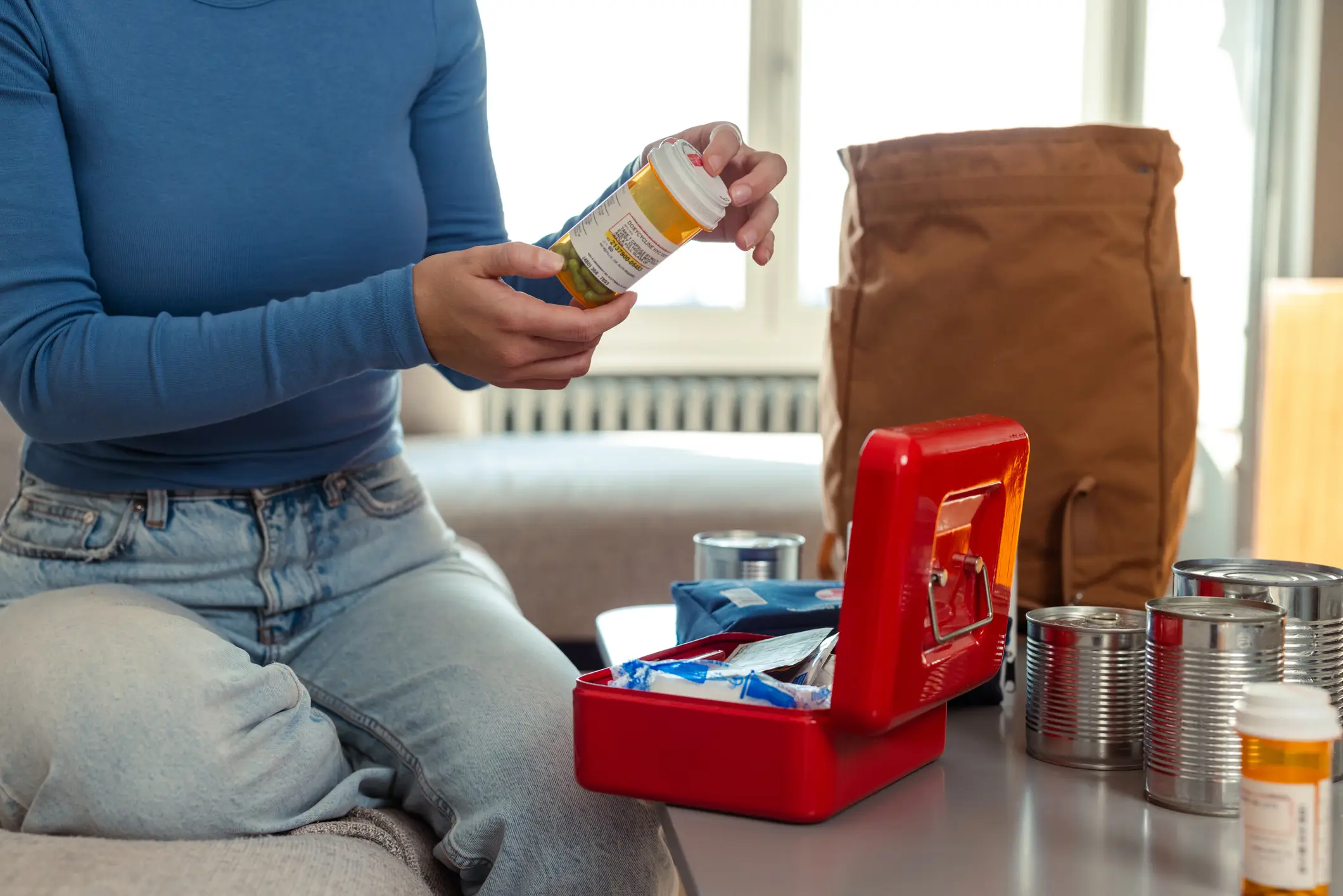 It's important that everything is stored in a portable bag (Getty Stock Image)