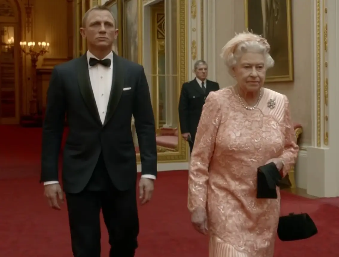 The Queen appeared alongside Daniel Craig's James Bond for the 2012 Olympics.