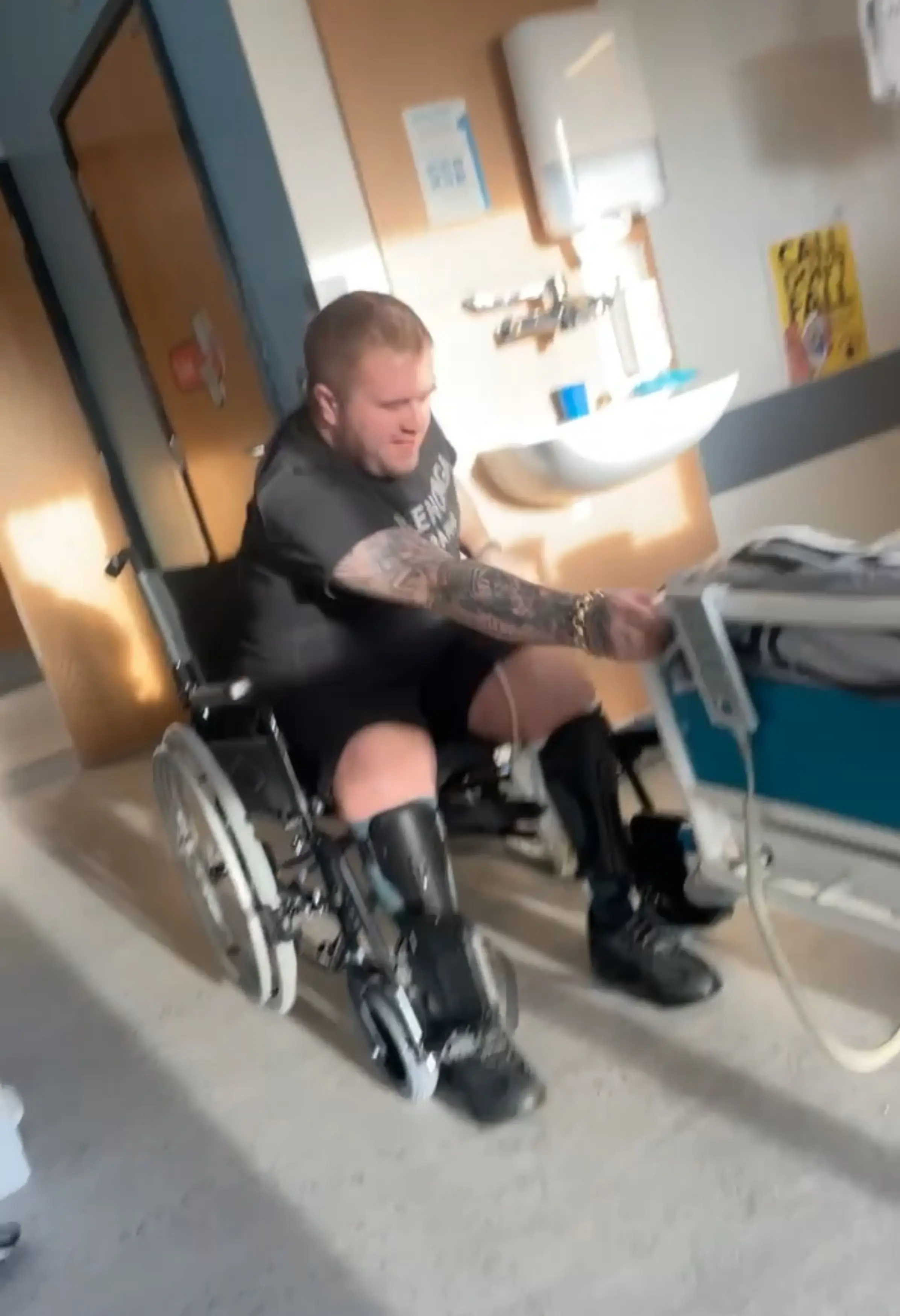 He now doesn't know if he's 'going to s**t' himself in public (Kennedy News and Media)