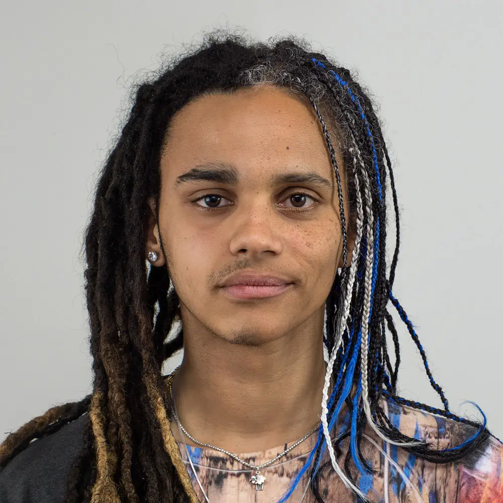 Sometimes the details show how much people really look like each other, as this combination of a son and mother shows (Ulric Collette Genetic Portraits)