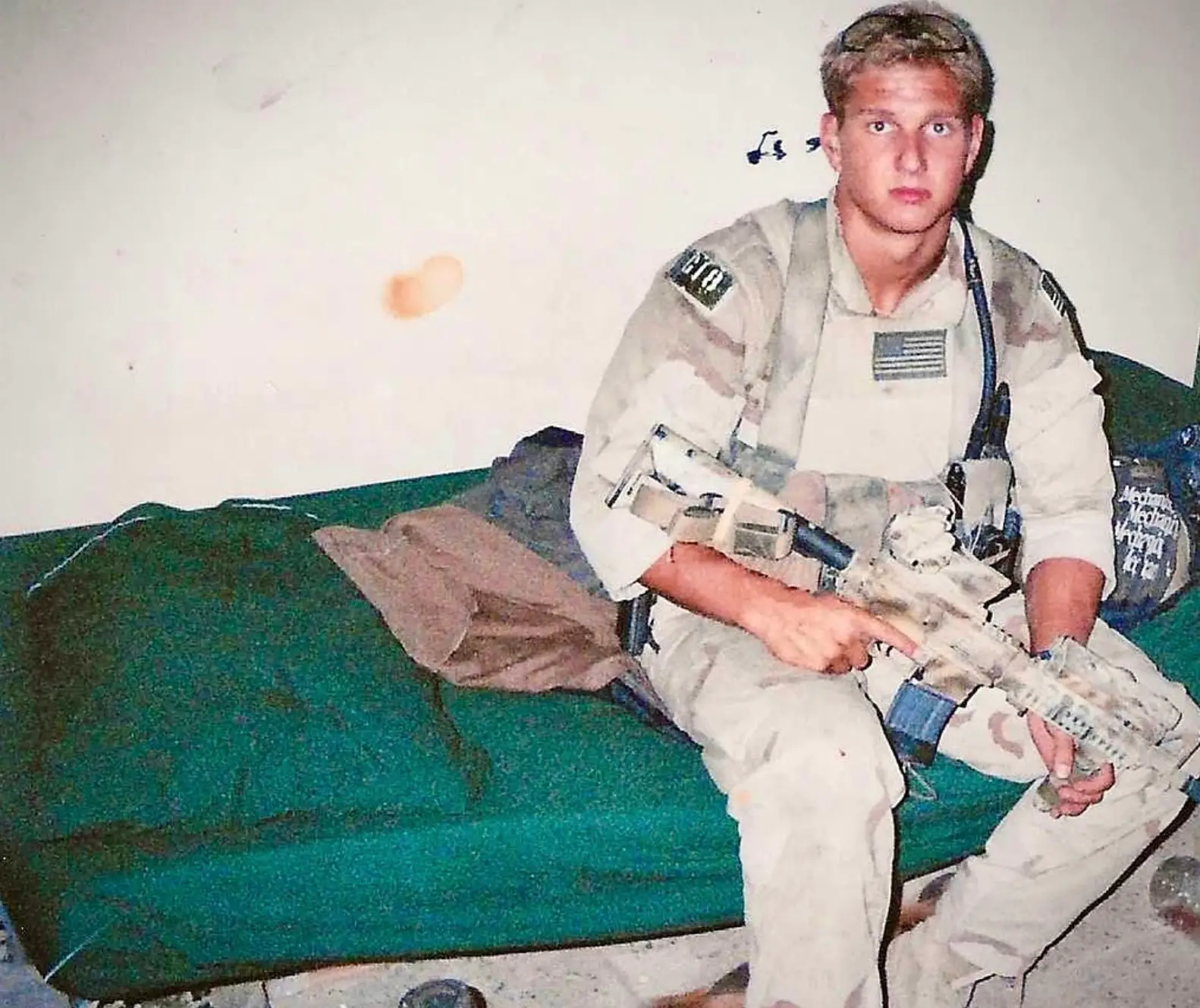 The dad-of-two said he was still 'super young' when he was introduced to mortal combat (Instagram/@dj_shipley85)