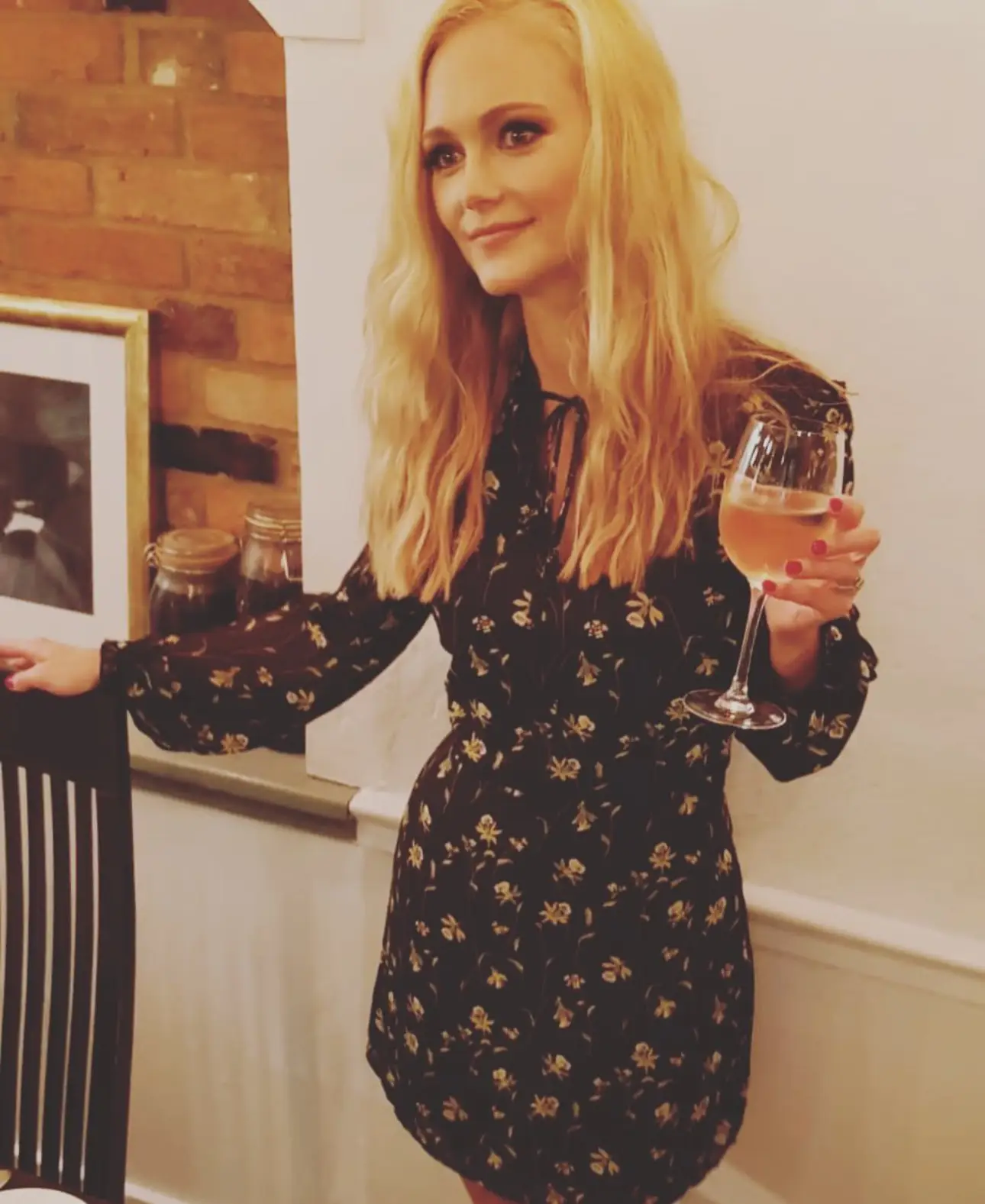 "Fiesty one, you are." Instagram / @jaynewisener