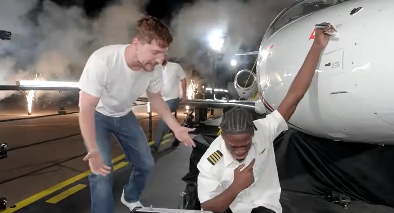 The MrBeast challenge was filmed back in October (YouTube/MrBeast)