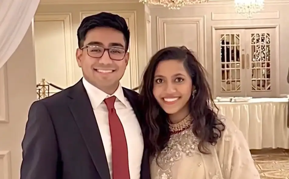 Hamaad Raza received a message from his wife Asra Hussain just moments before the plane crash (NBC)