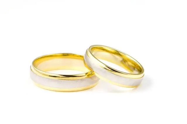 Wedding rings.