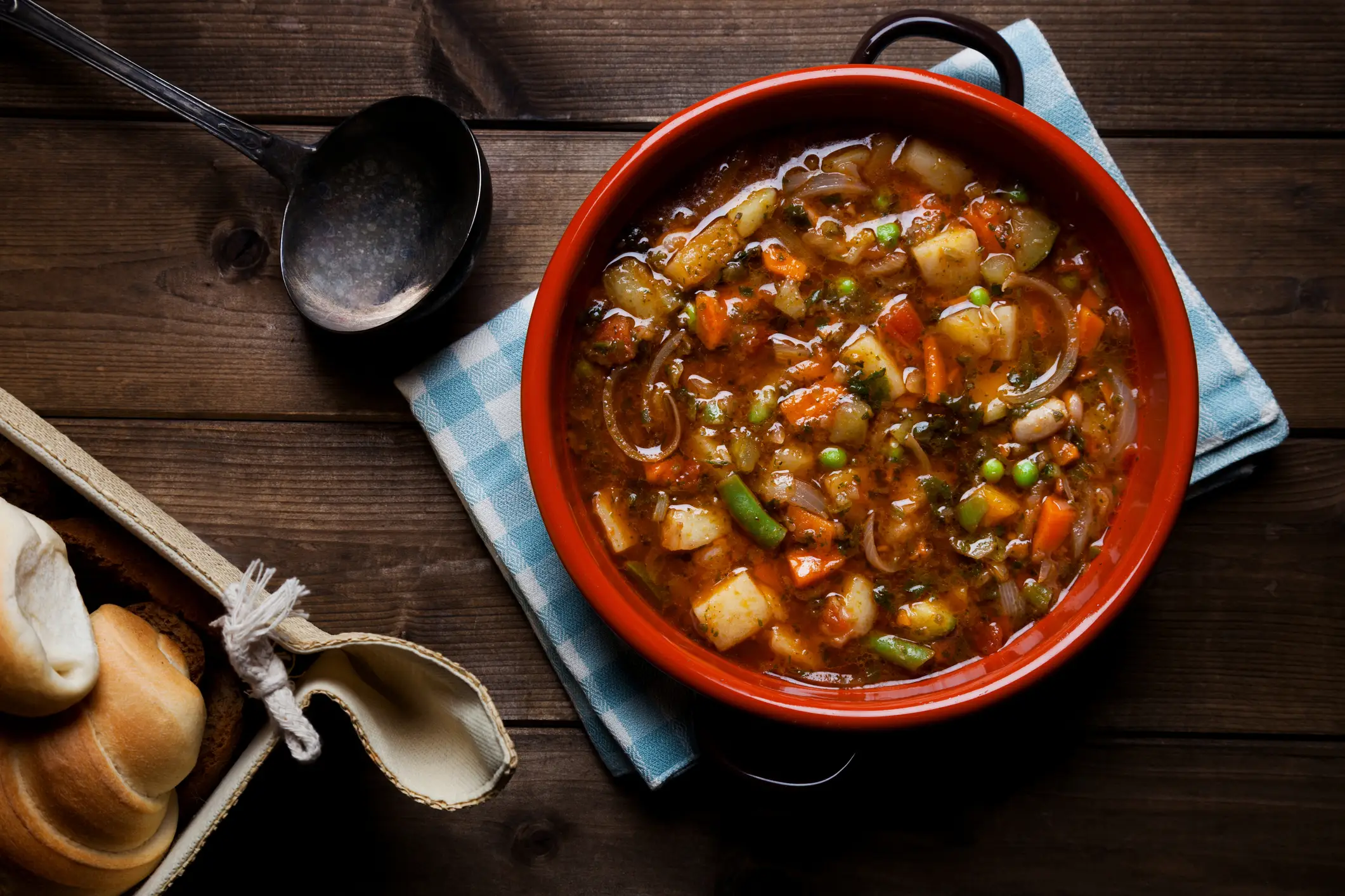 Minestrone soup was a staple in the Melis family diets (Getty Stock Images)