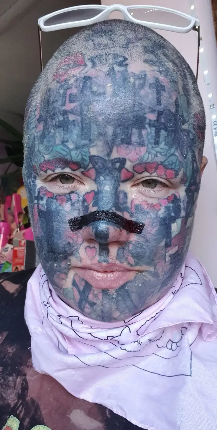 The mum-of-two has claimed she's been banned from tattoo parlours, with artists 'refusing to touch her face'.