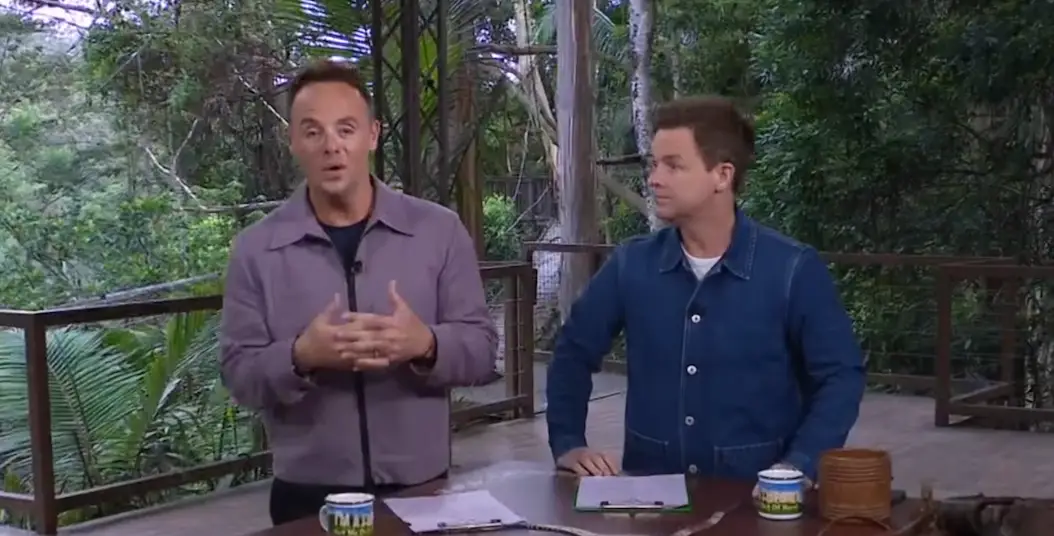 The pair appeared to be mocking Christianity (ITV)