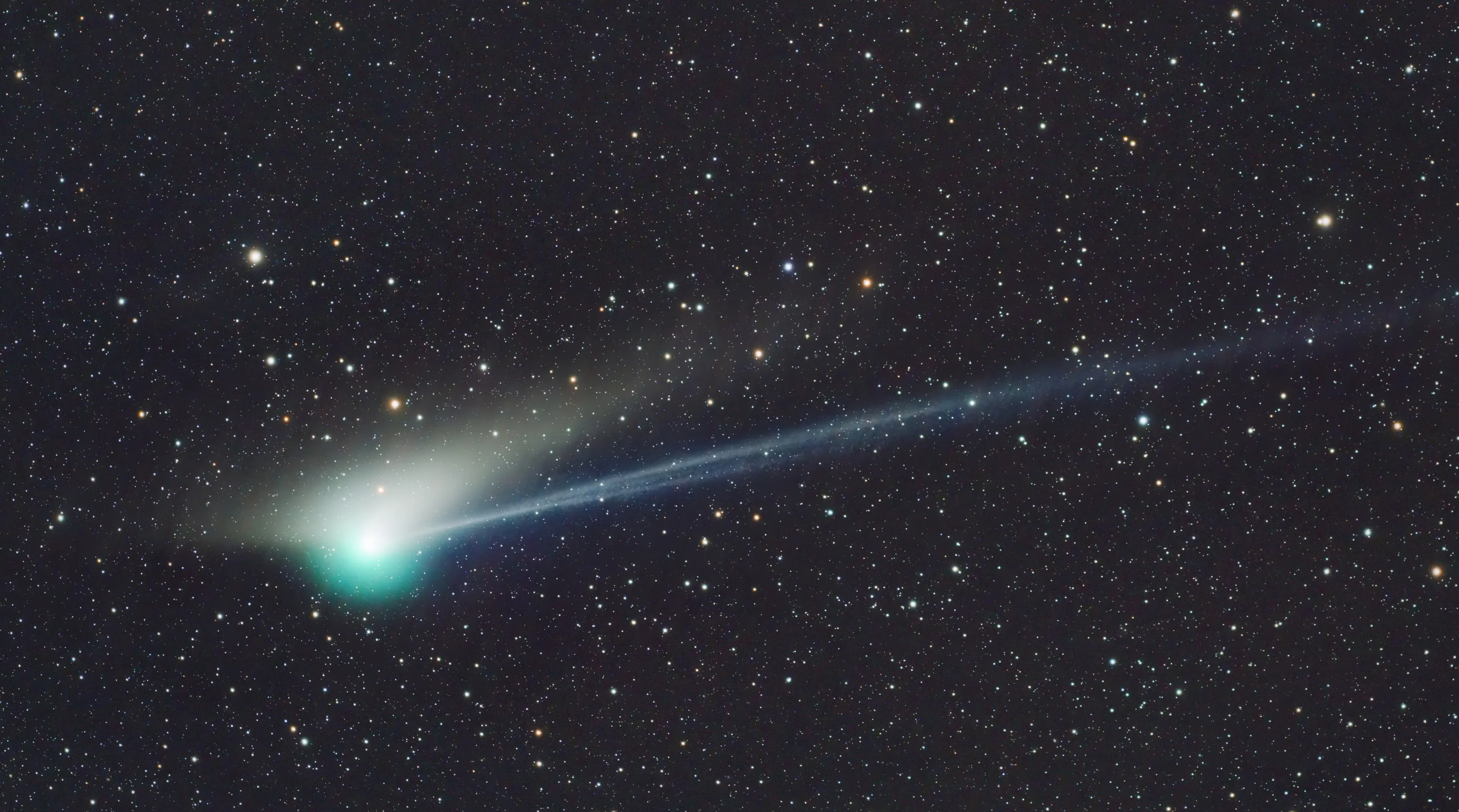Tim caught the comet as it approached Earth.