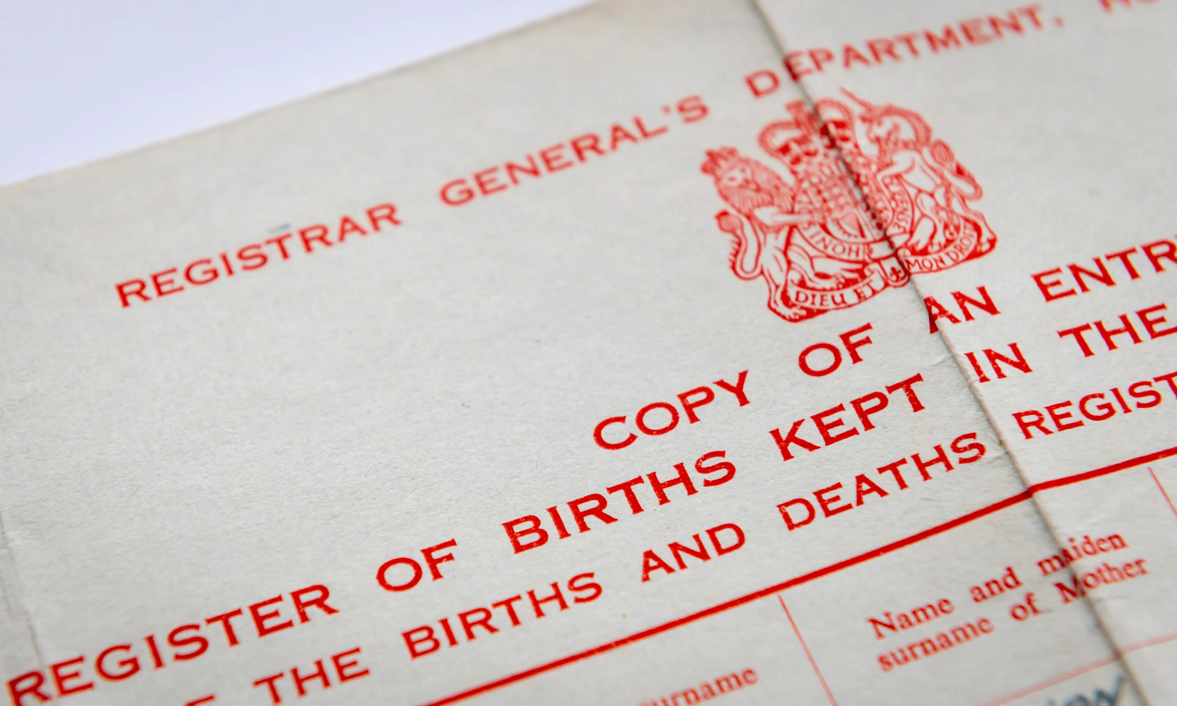 She ran into a big problem while trying to obtain a copy of her birth certificate (Getty Stock Image)