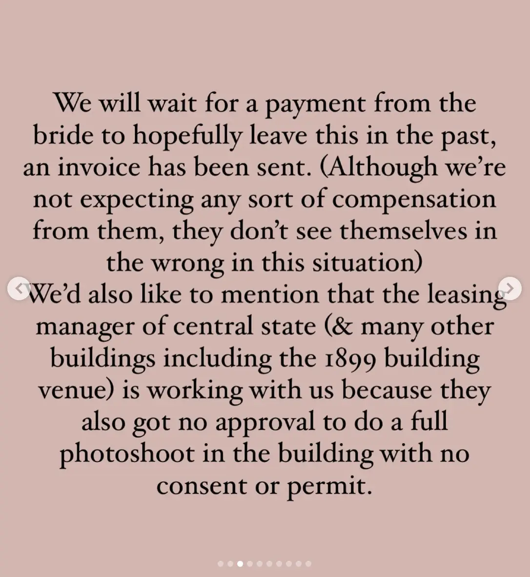 The coffee shop has been uploading updates to social media.