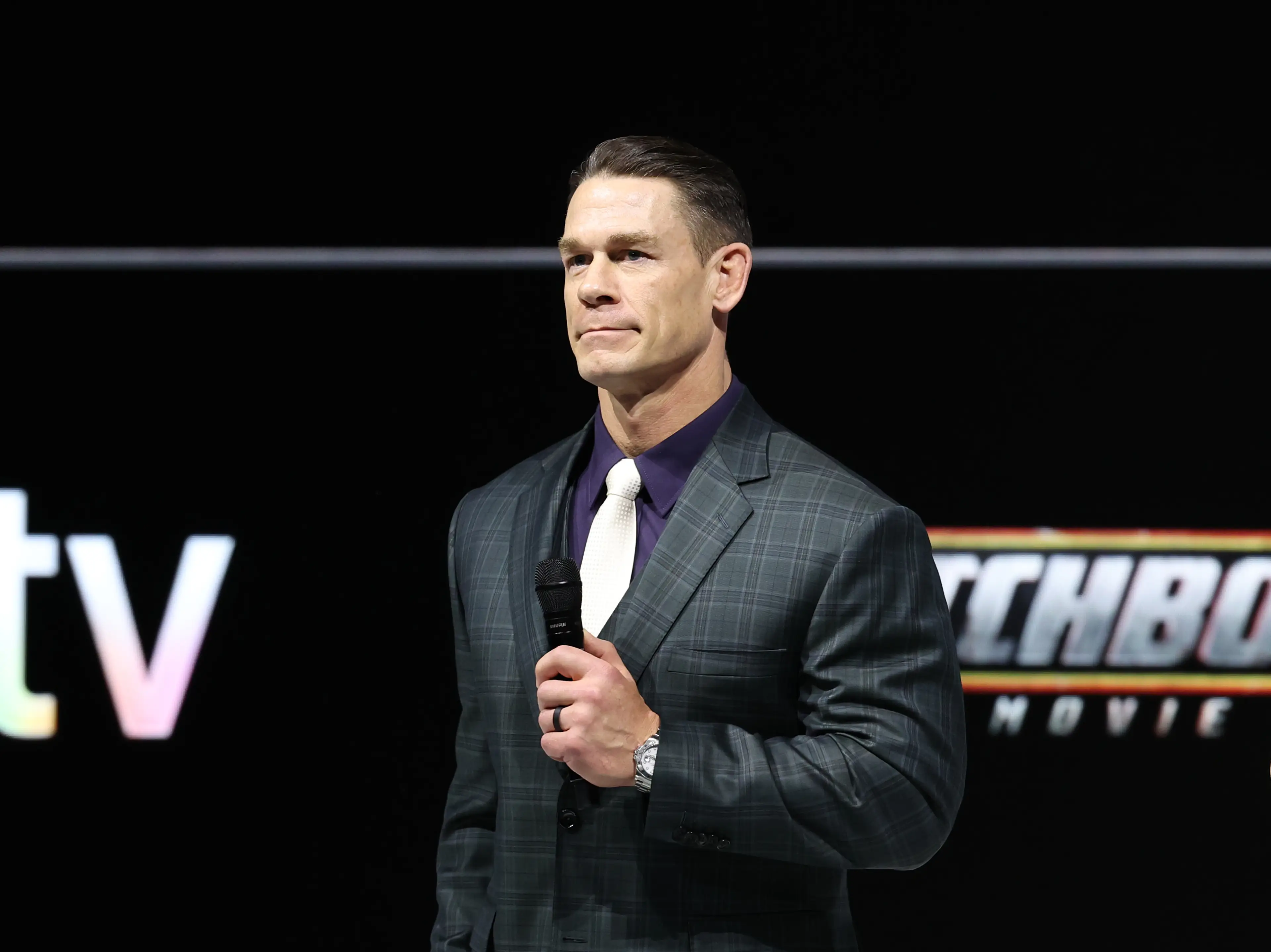 Cena had a hair transplant back in 2024 (JC Olivera/Apple TV via Getty Images)