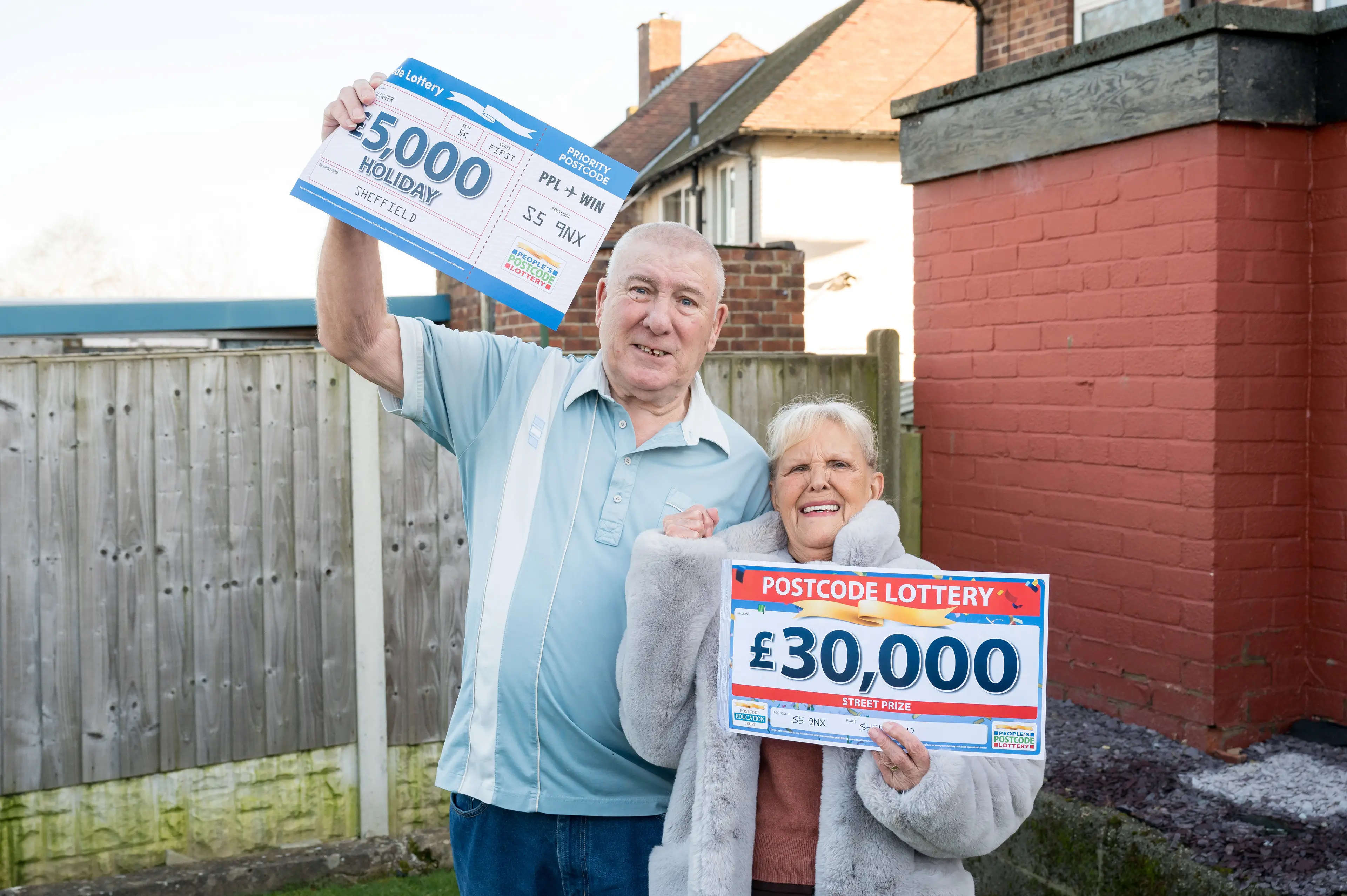 The happy couple also plan to go to Cyprus with their winnings.