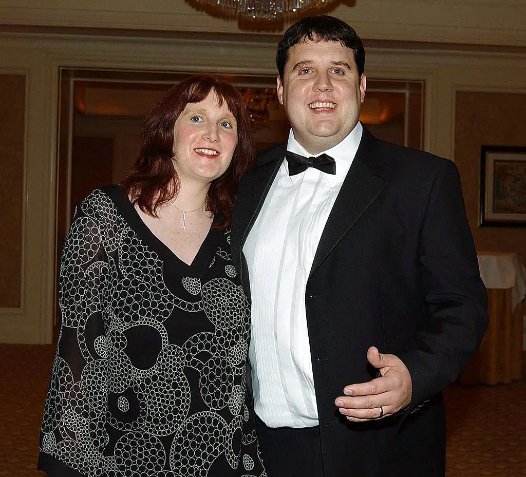 Peter Kay with his wife Susan (ShowBizIreland.com/Getty Images)