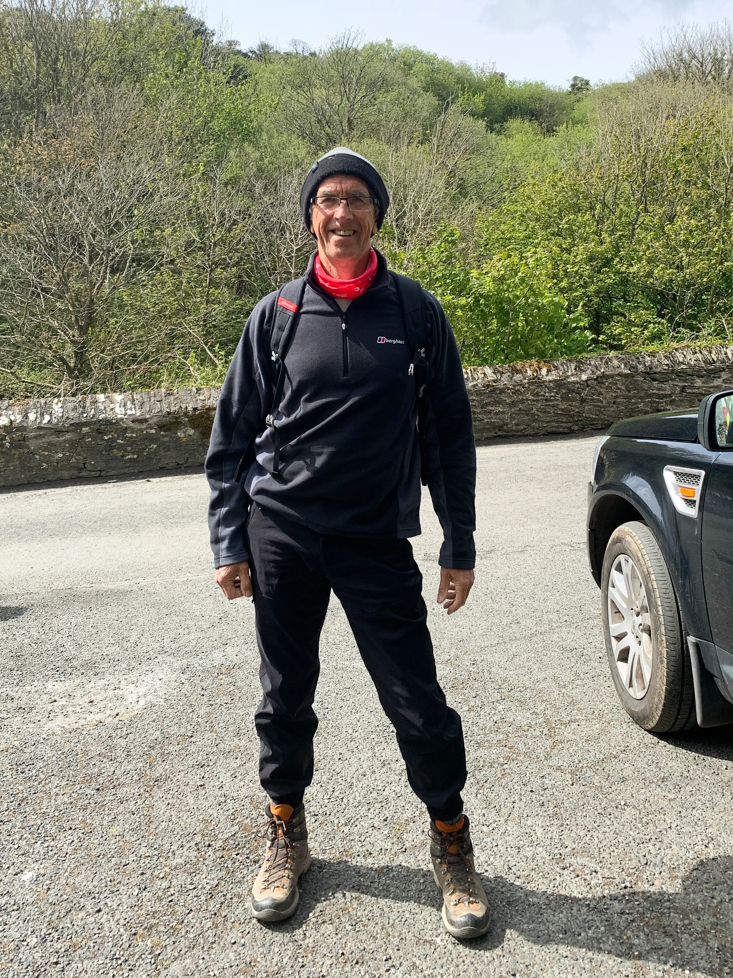 Dave was cycling with friends when a drunk driver crashed into him (SWNS)