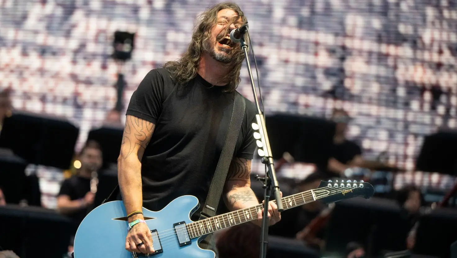 Dave Grohl and his band will land at Anfield Stadium for two nights next June (Scott Dudelson/Getty)