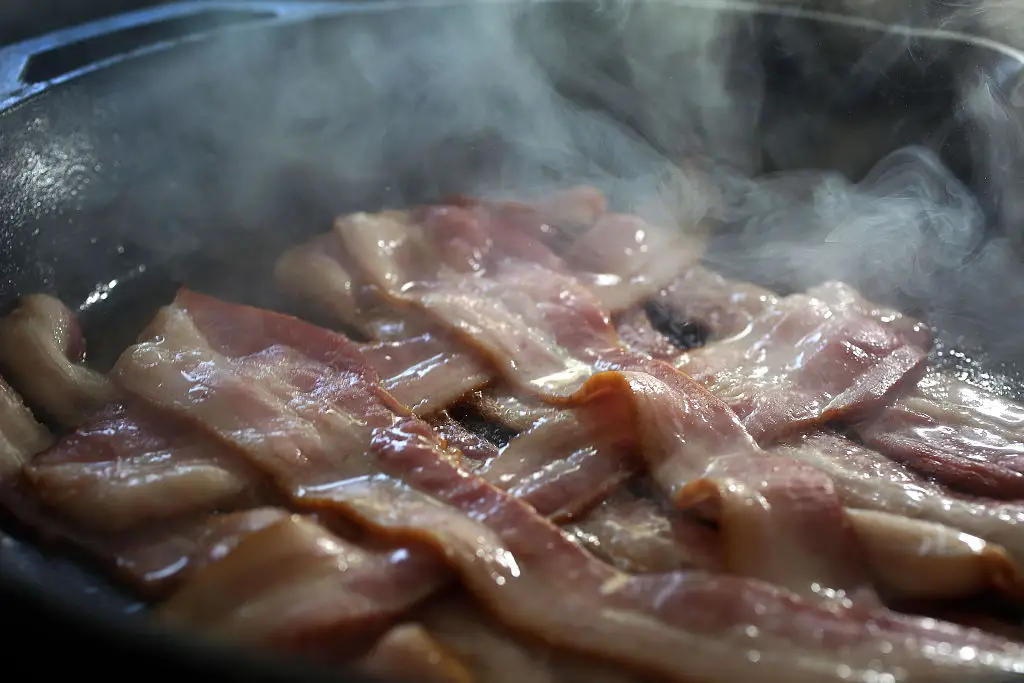 Bacon Frying in Pan (Photo illustration by Joe Raedle/Getty Images)